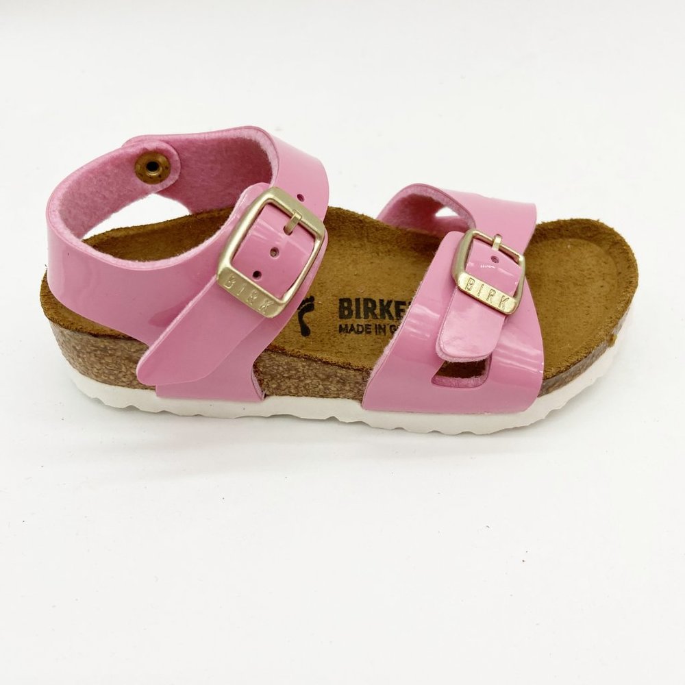 Birkenstock Rio Kids Cashmere Rose Pink Sandals Narrow Fit
